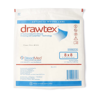 Drawtex® Hydroconductive Wound Dressing 8 X 8 Inch Square (764299_EA)