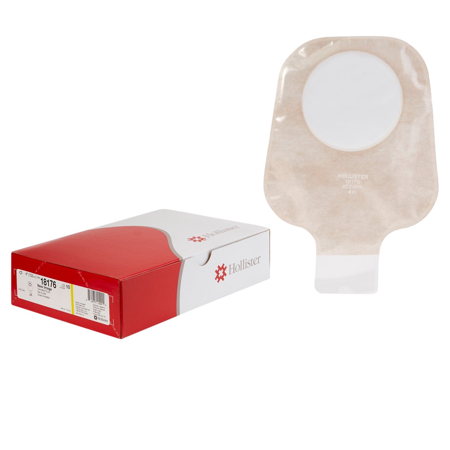 New Image™ Ostomy Pouch Two-Piece System 12 Inch Length Drainable (532935_BX)