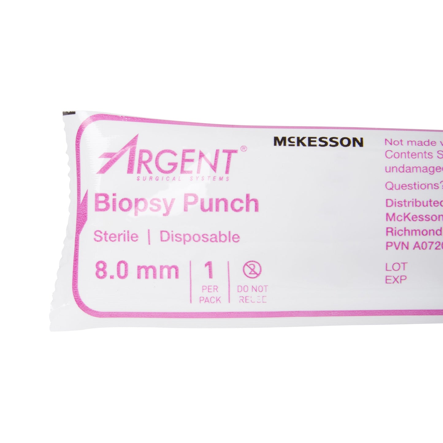 McKesson Argent™ Biopsy Punch Dermal 8 mm (1175178_BX)