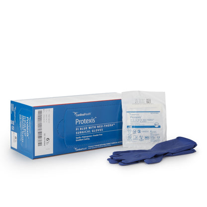 ESTEEM™ Blue with Neu-Thera® Surgical Glove Size 6.5 Sterile Polyisoprene Standard Cuff Length Smooth Blue Not Chemo Approved (717844_CS)