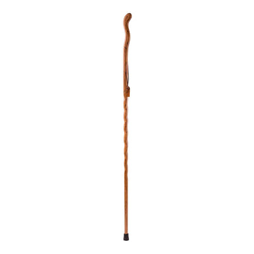 Brazos™ Twisted Fitness Walker Walking Stick Wood 55 Inch Height Tan (1229040_EA)