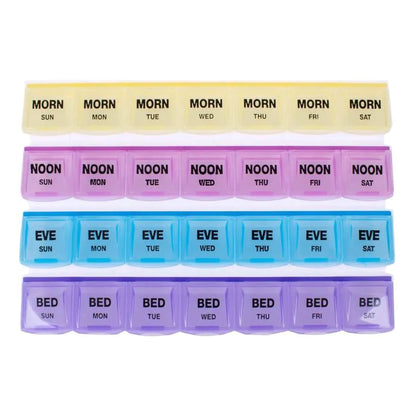 Mediplanner® Pill Organizer 7 Day 4 Dose (1049933_EA)