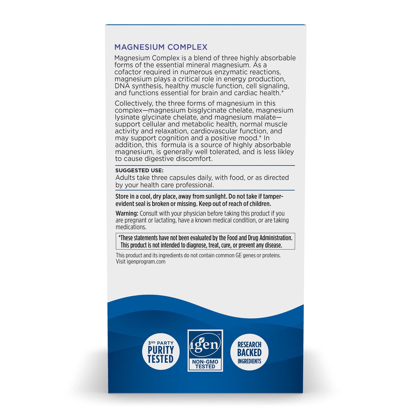 Nordic Naturals® Magnesium Complex Dietary Supplement Magnesium 225 mg Strength Capsule 90 per Bottle (1264953_BT)