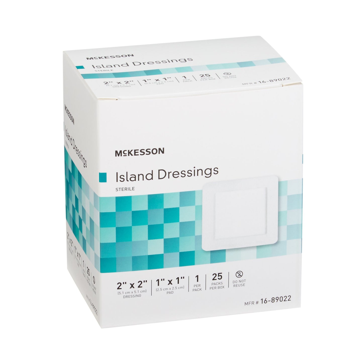 McKesson Island Dressing 2 X 2 Inch Square Sterile (491825_BX)