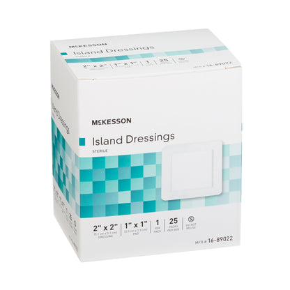 McKesson Island Dressing 2 X 2 Inch Square Sterile (491825_BX)