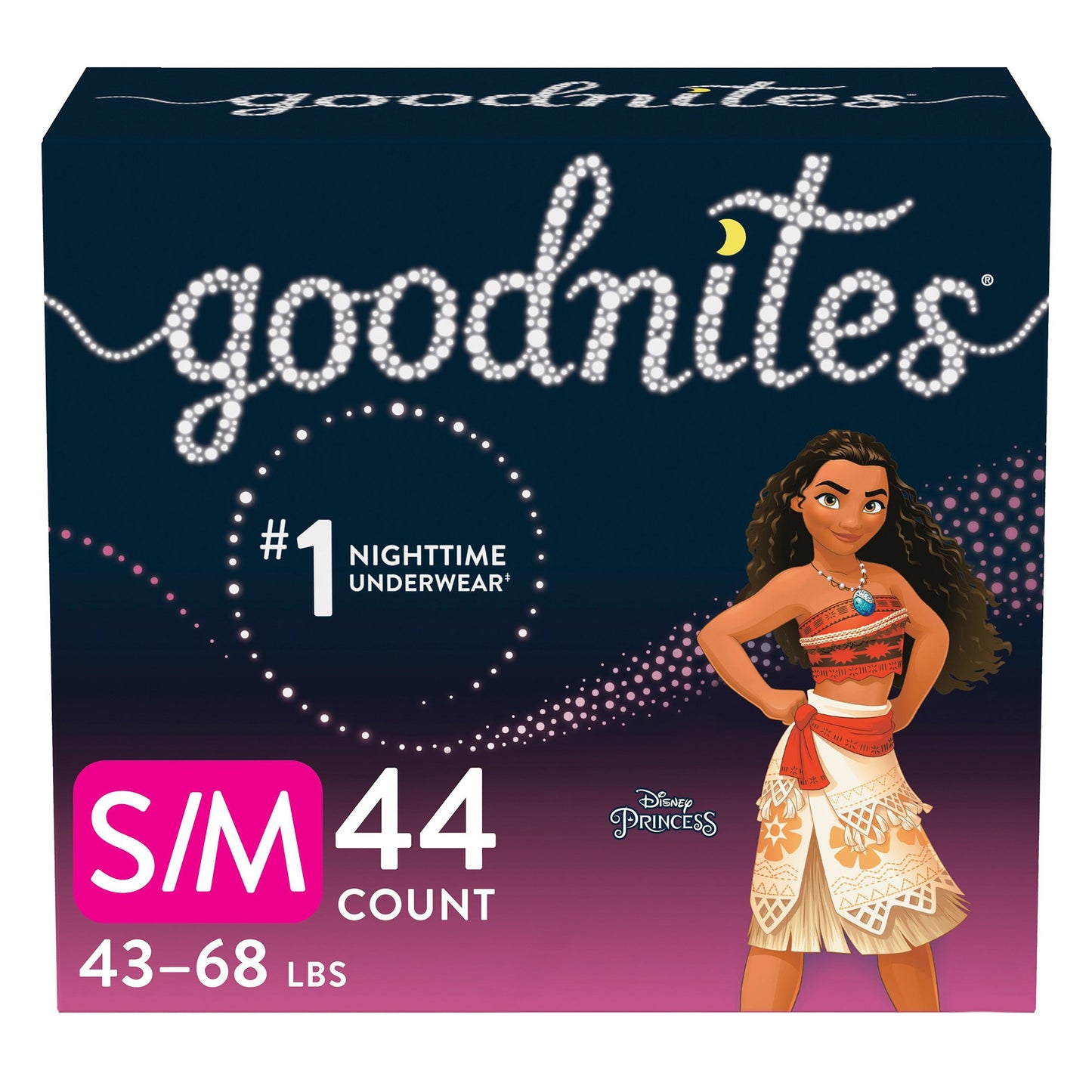 GoodNites® Female Youth Absorbent Underwear Pull On with Tear Away Seams Small / Medium Disposable Heavy Absorbency (1074571_CS)