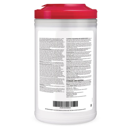 Sani-Cloth® Plus Premoistened Germicidal Manual Pull Wipe 65 Count Canister Alcohol Scent NonSterile (491077_CS)