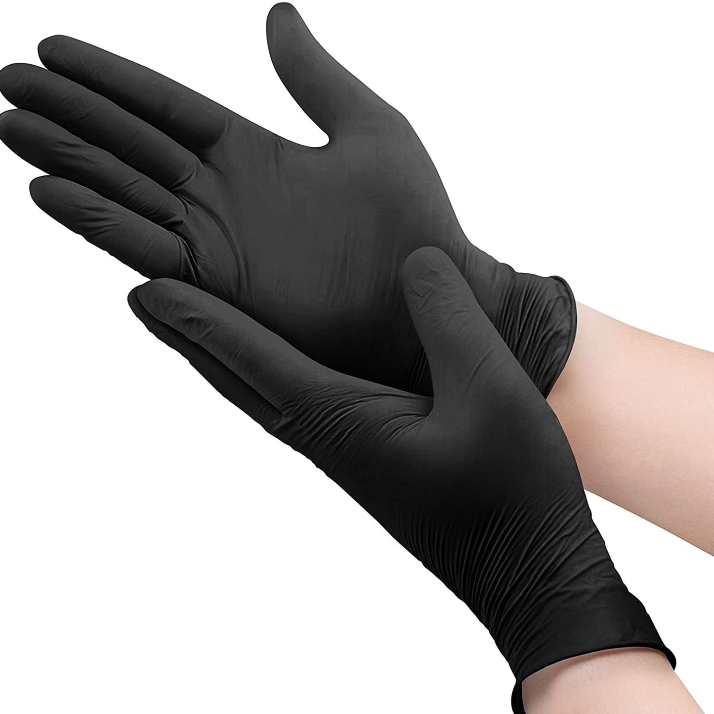 MICROFLEX® MidKnight™ Touch 93-732 Exam Glove Small NonSterile Nitrile Standard Cuff Length Textured Fingertips Black Not Rated (1182922_BX)