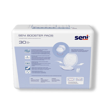 Seni® Booster Pad 25 Inch Length Moderate Absorbency Super Absorbent Core One Size Fits Most (1163832_CS)