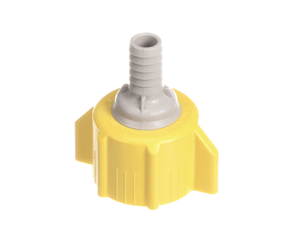 Lancer 82-2911/03 Bib Connector,Plstc,3/8,Yellow (LAN82-291103)