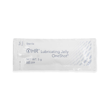 HR® One Shot® Lubricating Jelly 5 Gram Individual Packet Sterile (869211_EA)