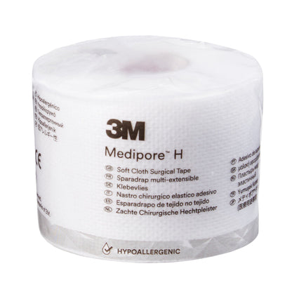 3M™ Medipore™ H Perforated Medical Tape White 2 Inch X 10 Yard Soft Cloth NonSterile (324081_RL)