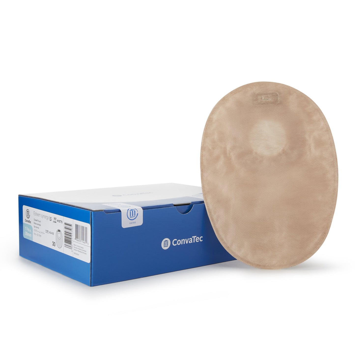 Esteem Synergy®+ Colostomy Pouch Two-Piece System 8 Inch Length Closed End (1153169_BX)