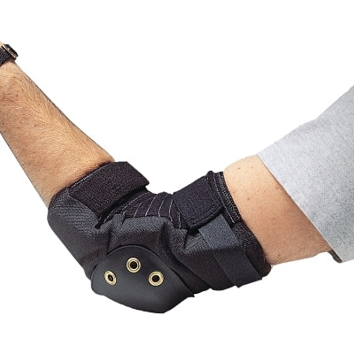 Allegro Deluxe Elbow Pads, One size, Nylon/ABS, Black (037-7104)