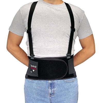 Allegro Spanbak Back Supports, 2X-Large, Black (037-7190-05)