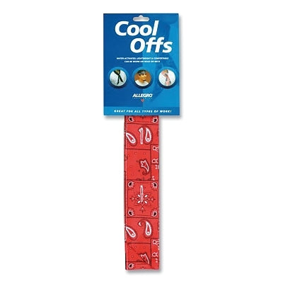 Allegro Cool Offs Neck Wrap/Headband, 2 in W x 38 in L, Cowboy Red (037-8405-50)