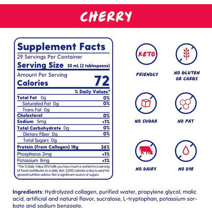 Proteinex® Oral Supplement Cherry Flavor Liquid 30 oz. Bottle (871522_EA)