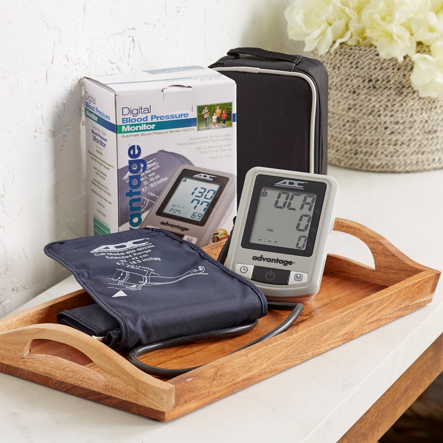 Advantage™ 6021N Series Home Automatic Digital Blood Pressure Monitor Wide Range Nylon Cuff 22 - 42 cm Desk Model (942858_EA)