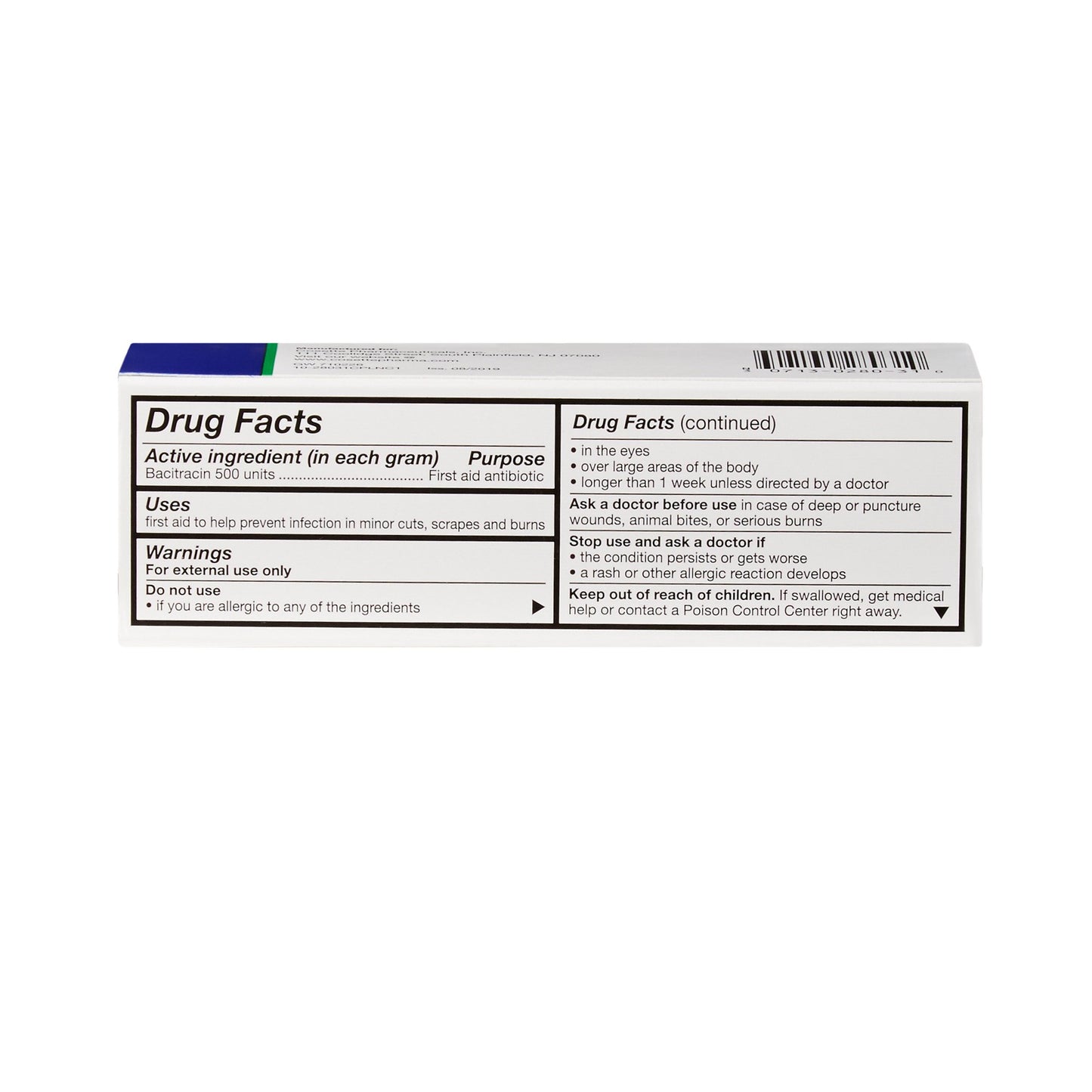 G & W® First Aid Antibiotic Bacitracin Ointment 1 oz. Tube (476178_EA)