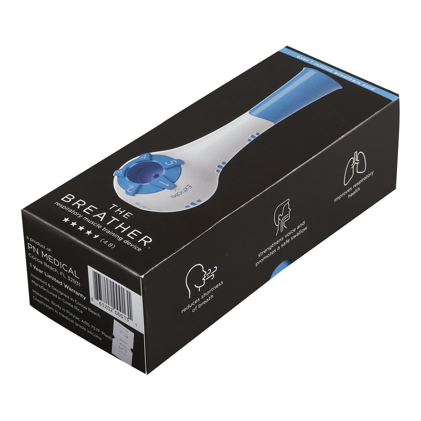 The Breather™ Respiratory Therapy System Adult (1229111_EA)