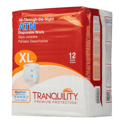 Tranquility® ATN Unisex Adult Incontinence Brief X-Large Disposable Heavy Absorbency (585794_BG)
