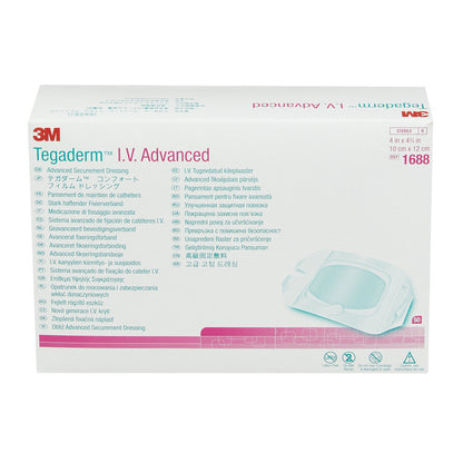 3M™ Tegaderm™ I.V. Dressing Film 4 X 4-3/4 Inch Sterile (764489_BX)