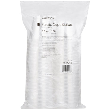 McKesson Drinking Cup 5 oz. Clear Polypropylene Disposable (1127769_SL)
