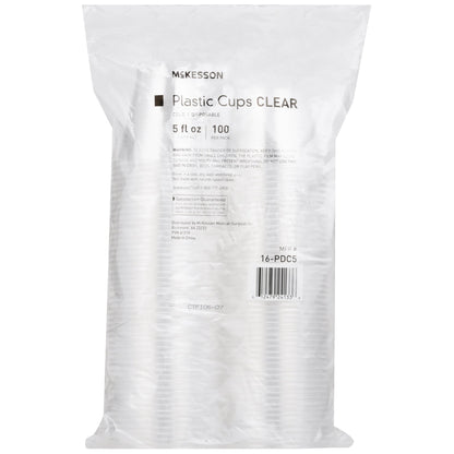 McKesson Drinking Cup 5 oz. Clear Polypropylene Disposable (1127769_CS)