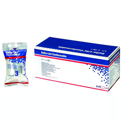 Delta-Lite® Conformable Cast Tape 4 Inch X 12 Foot Fiberglass White (629967_BX)