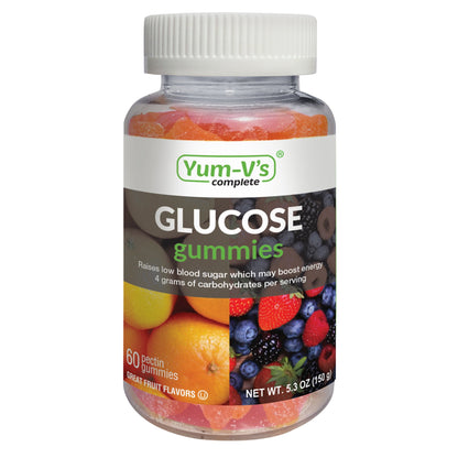 YumV's™ Glucose Supplement 60 per Bottle Gummy Assorted Flavors (1080495_BT)