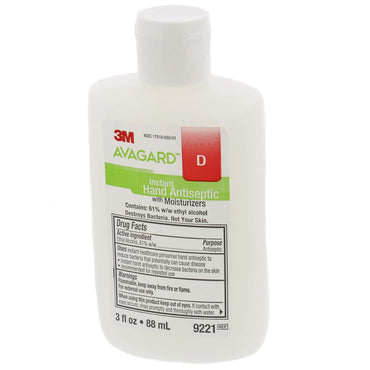 3M™ Avagard™ D Hand Sanitizer 3 oz. Ethyl Alcohol Gel Bottle (406350_CS)