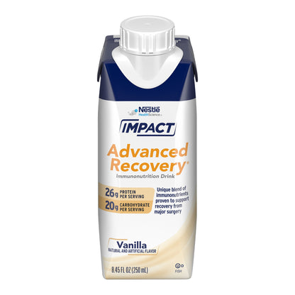 Impact Advanced Recovery® Oral Supplement Vanilla Flavor Liquid 8.45 oz. Reclosable Carton (1196661_EA)