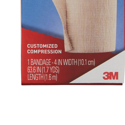 3M™ ACE™ Elastic Bandage 4 Inch X 5.3 Foot Single Hook and Loop Closure Tan NonSterile Standard Compression (500545_CS)