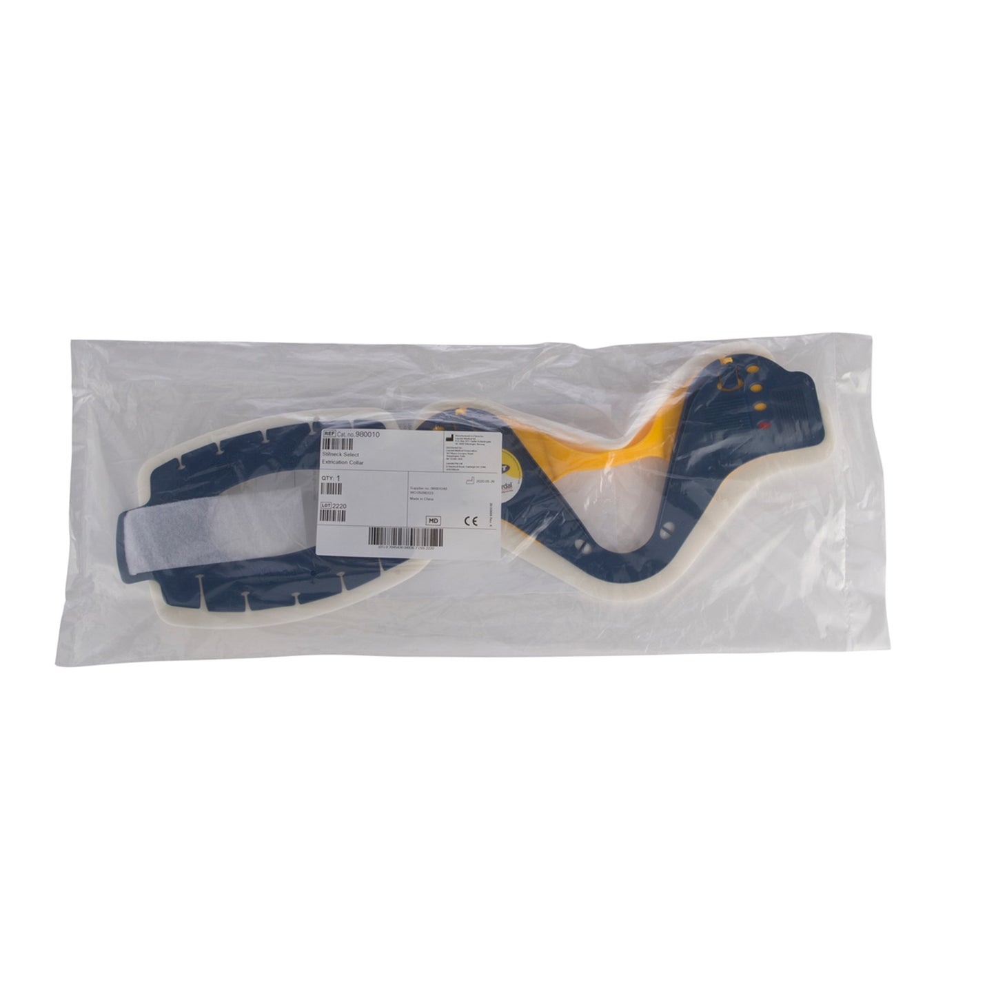 Stifneck® Select™ Extrication Cervical Collar Preformed Adult One Size Fits Most One-Piece / Trachea Opening (1107053_EA)