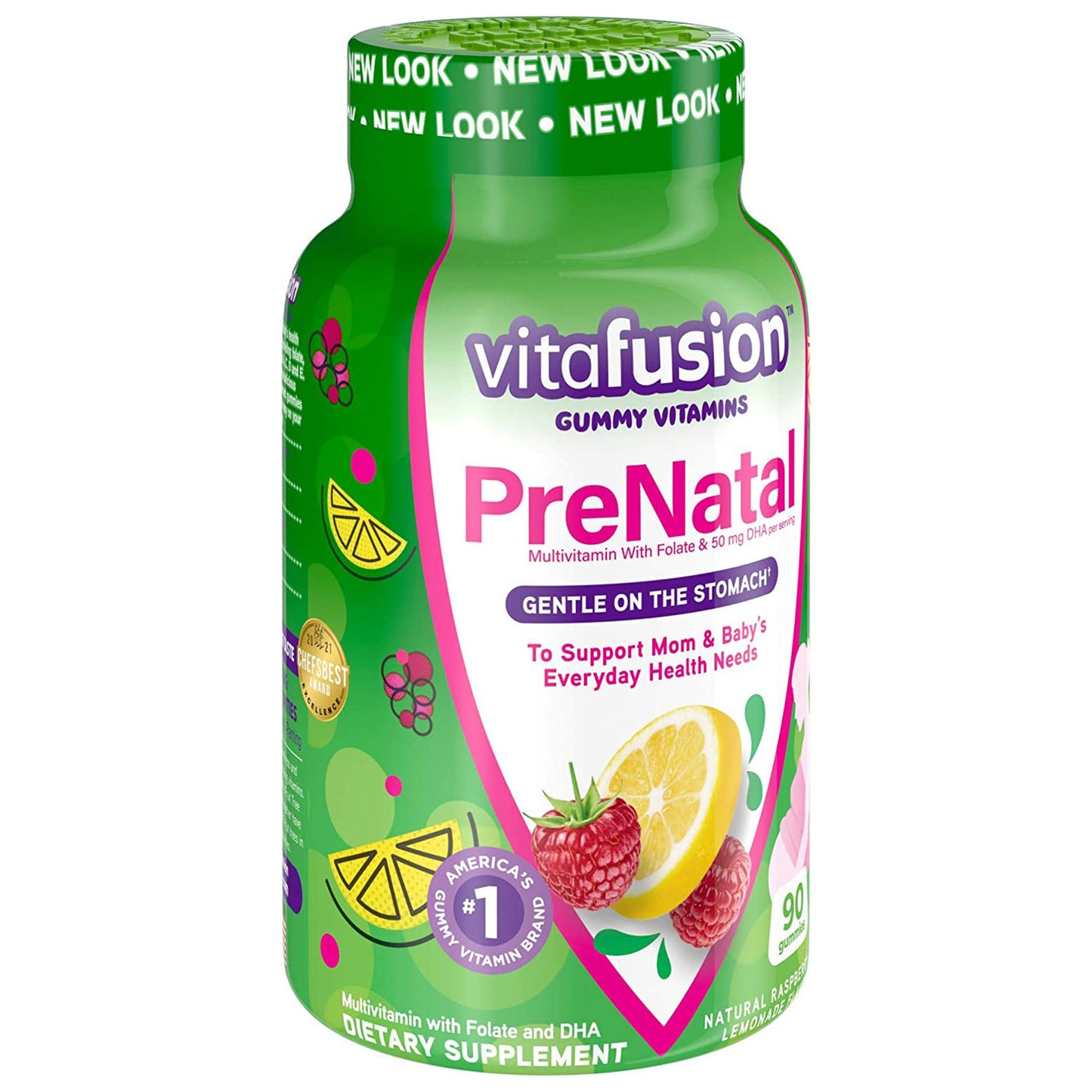 Church and Dwight Prenatal Vitamin Supplement Gummy 90 per Bottle Assorted Fruit Flavor (1125217_BT)