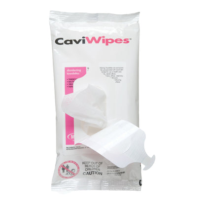 CaviWipes™ Surface Disinfectant Premoistened Alcohol Based Manual Pull Wipe 45 Count Soft Pack Alcohol Scent NonSterile (651840_CS)