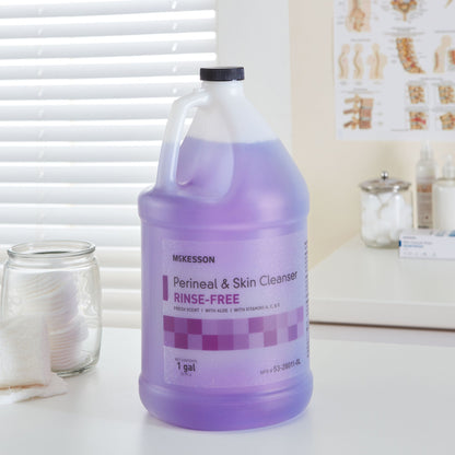 McKesson Rinse-Free Perineal Wash Liquid 1 gal. Jug Fresh Scent (877028_EA)