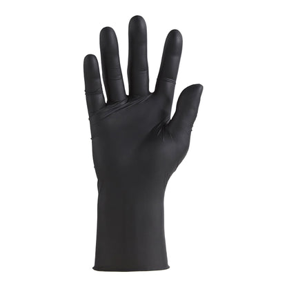 CareStock™ Exam Glove Small NonSterile Nitrile Standard Cuff Length Fully Textured Black Not Rated (1230892_BX)