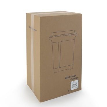 BD™ Chemotherapy Waste Container Yellow Base 26-1/4 H X 20 W X 14-3/4 D Inch Vertical Entry 19 Gallon (439871_CS)
