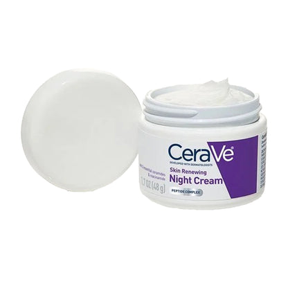 CeraVe® Skin Renewing Night Cream Facial Moisturizer 1.7 oz. Jar Unscented Cream (1253468_EA)