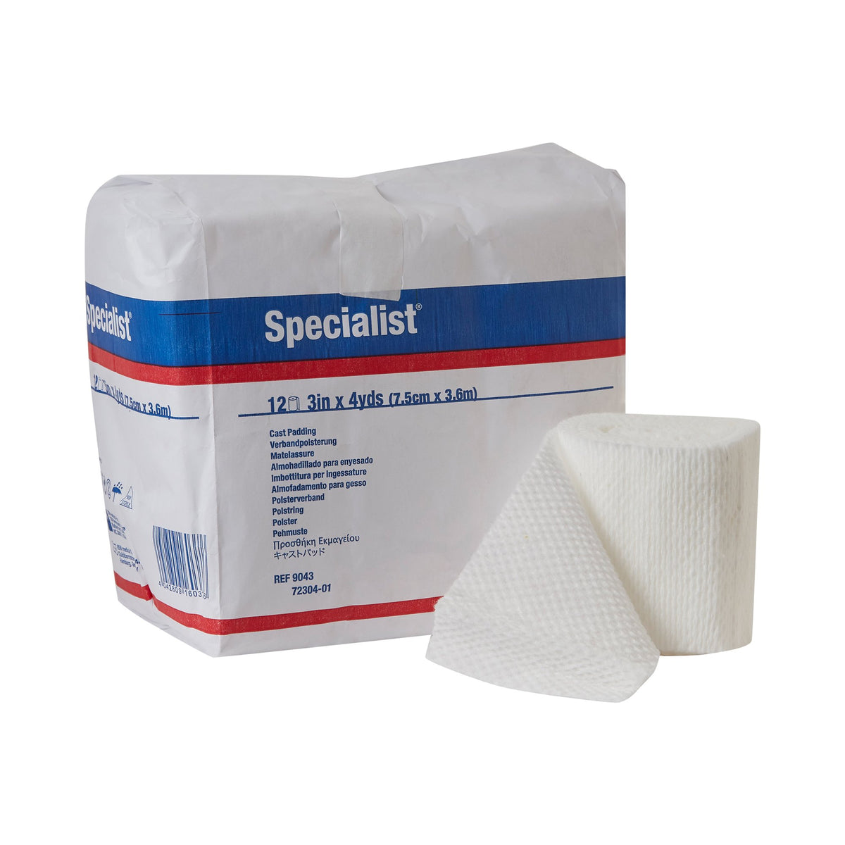 Cast Padding With Ridges Specialist® Cast Padding Undercast 3 Inch X 4 Yard Cotton / Rayon NonS ...