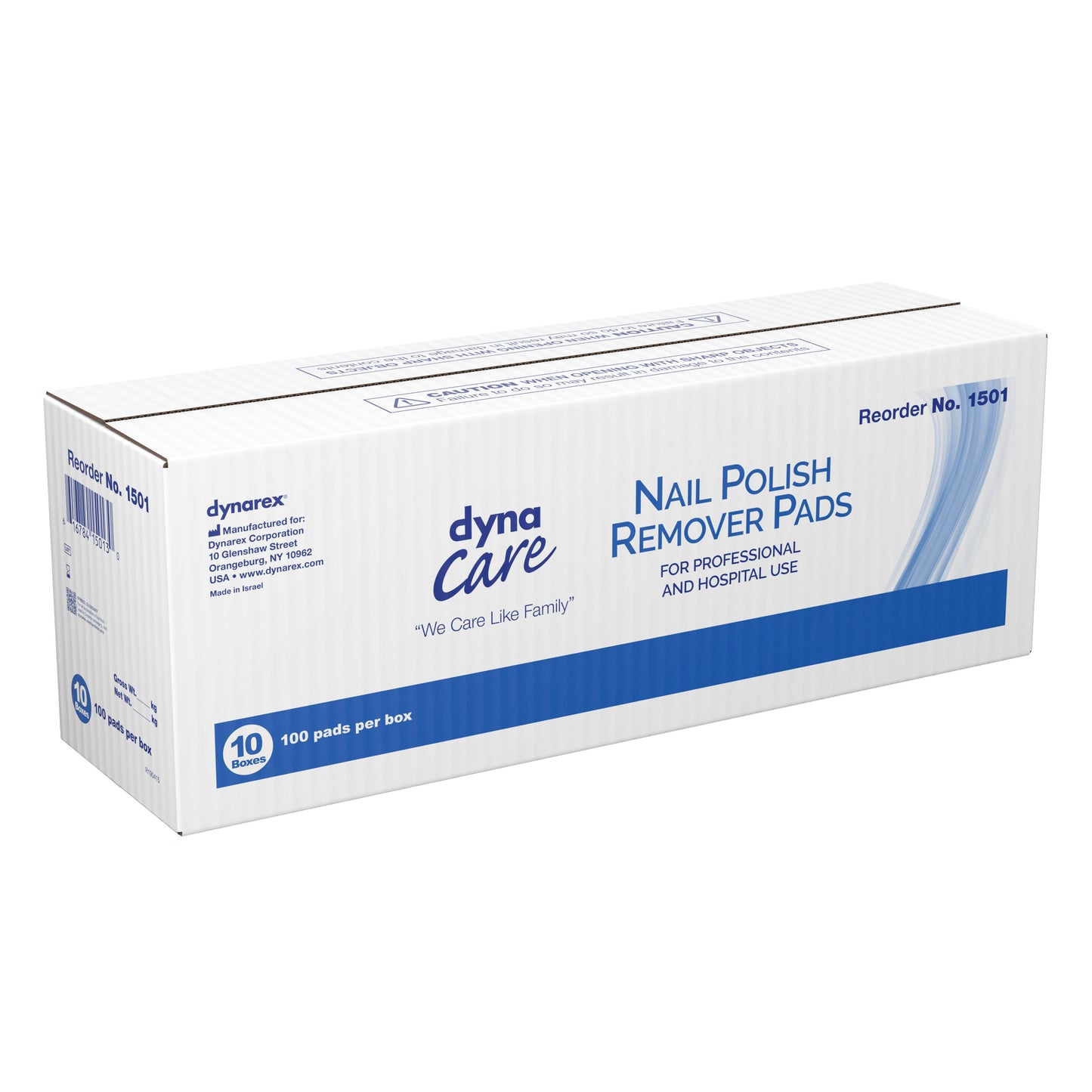 dynaCare Nail Polish Remover Pad 1.97 X 2.48 Inch (813832_BX)