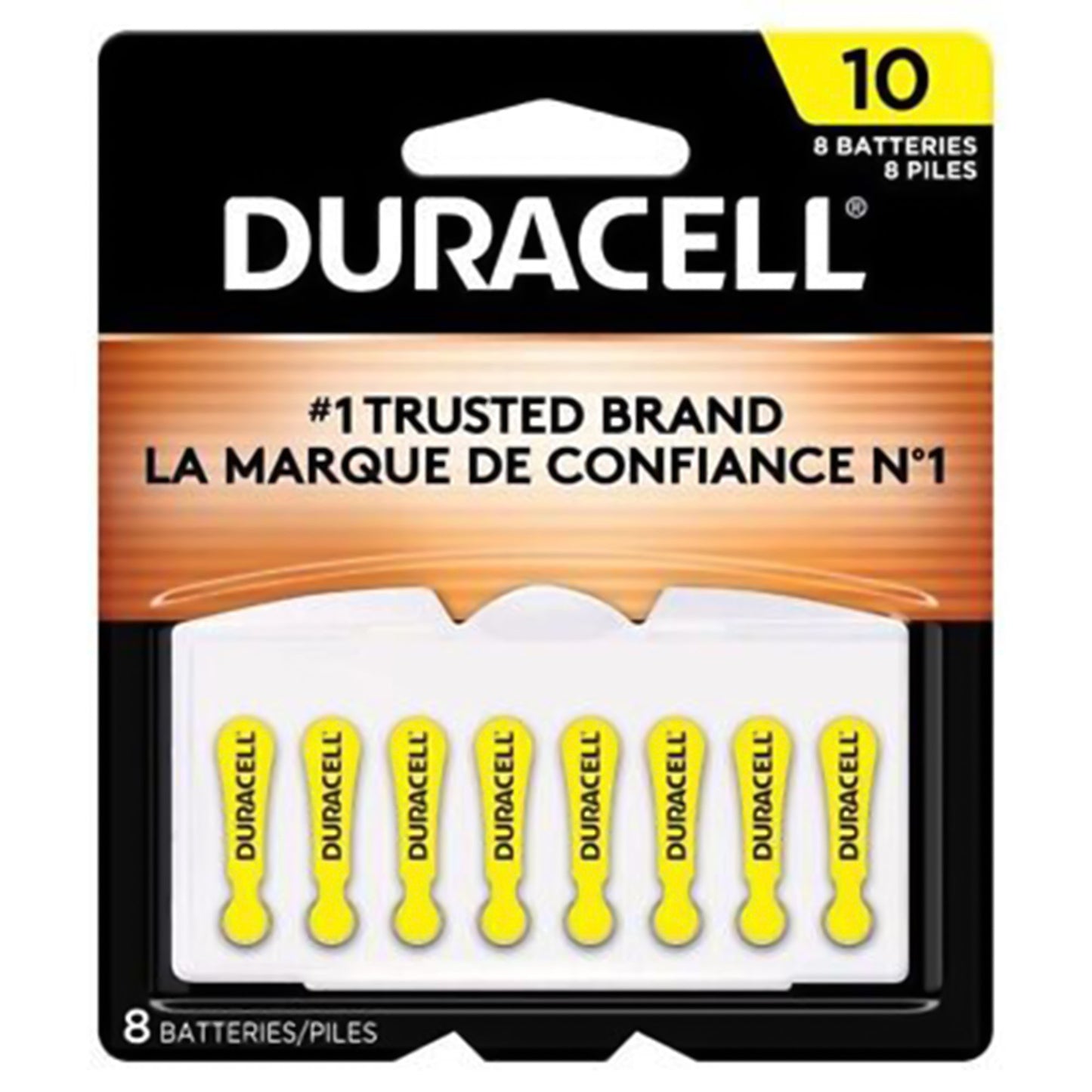 Duracell® Zinc Air Battery 1.4V Disposable 8 per Pack (1261630_PK)