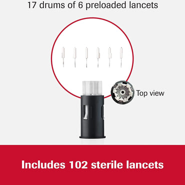 Accu-Chek® Lancet for Lancing Device Non-Safety Twist Off Cap Multiple Sites (820615_BX)
