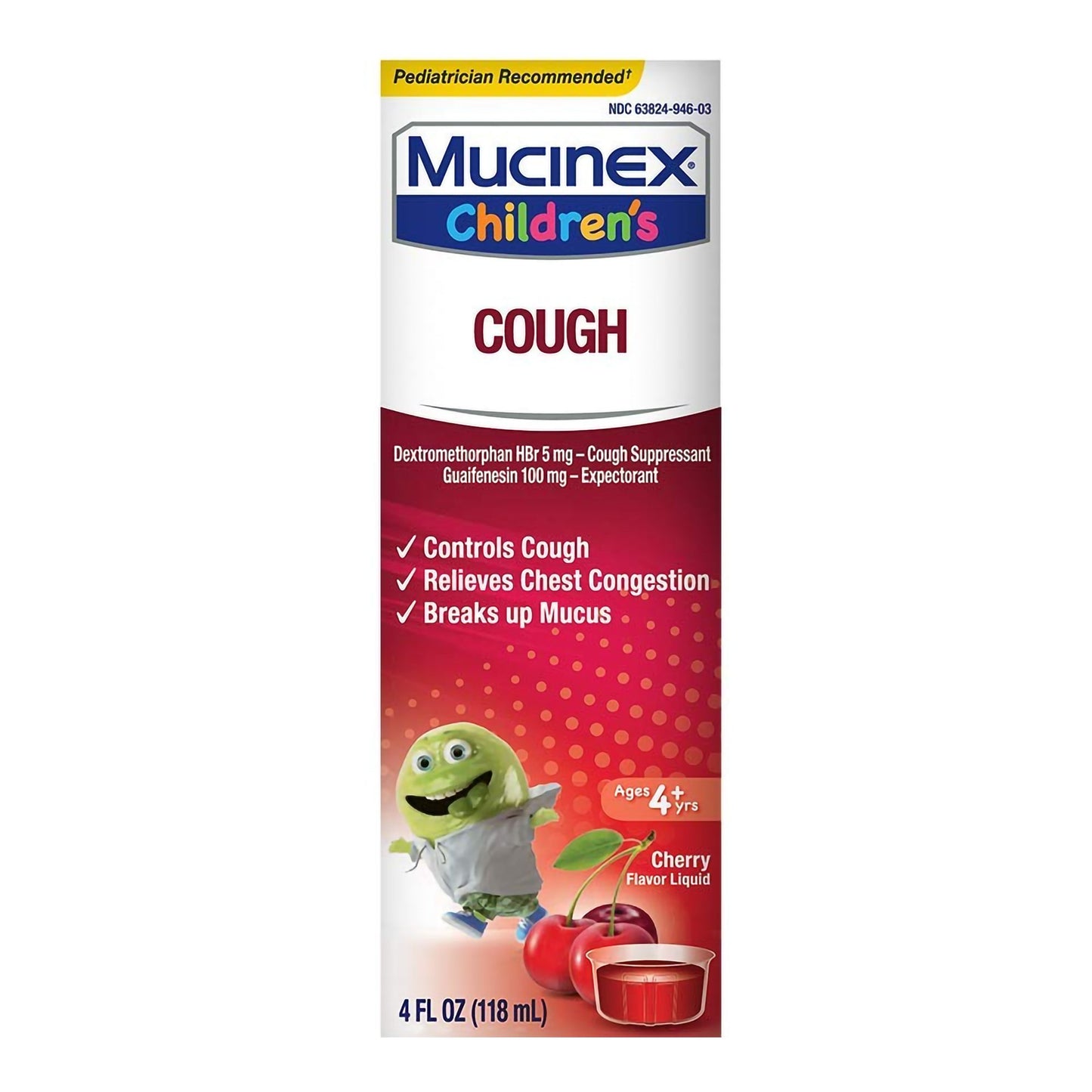 Mucinex® Max Children's Cold and Cough Relief Liquid 4 oz. (1191559_EA)