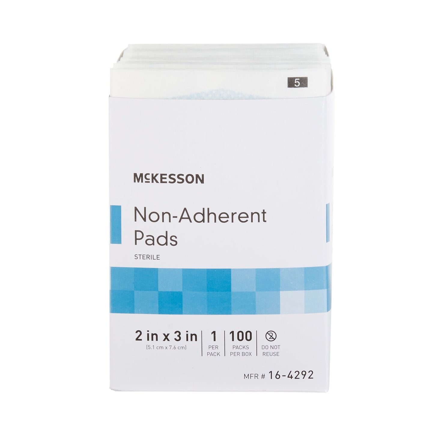 McKesson Non-Adherent Dressing 2 X 3 Inch Sterile 100 per Pack (373768_EA)