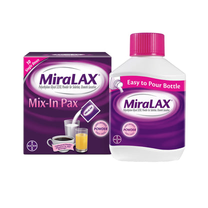 MiraLAX® Laxative Powder 17.9 oz. 17 Gram Strength Polyethylene Glycol 3350 (631708_EA)
