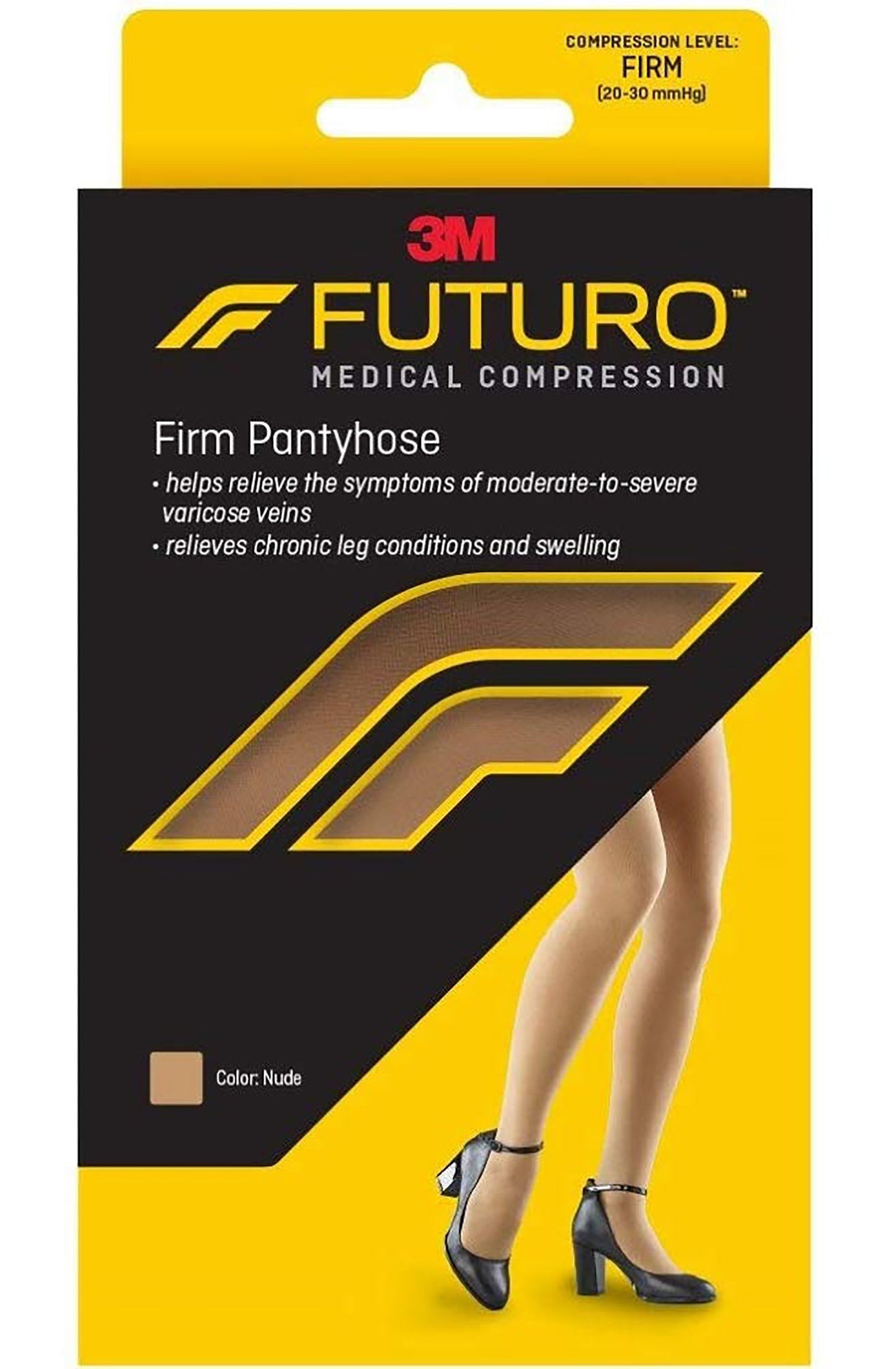 3M™ Futuro™ Compression Pantyhose Waist High Medium Beige Closed Toe (421889_EA)