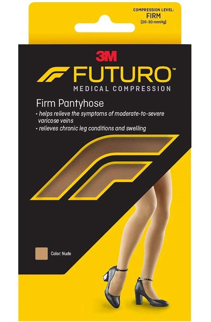 3M™ Futuro™ Compression Pantyhose Waist High Medium Beige Closed Toe (421889_EA)