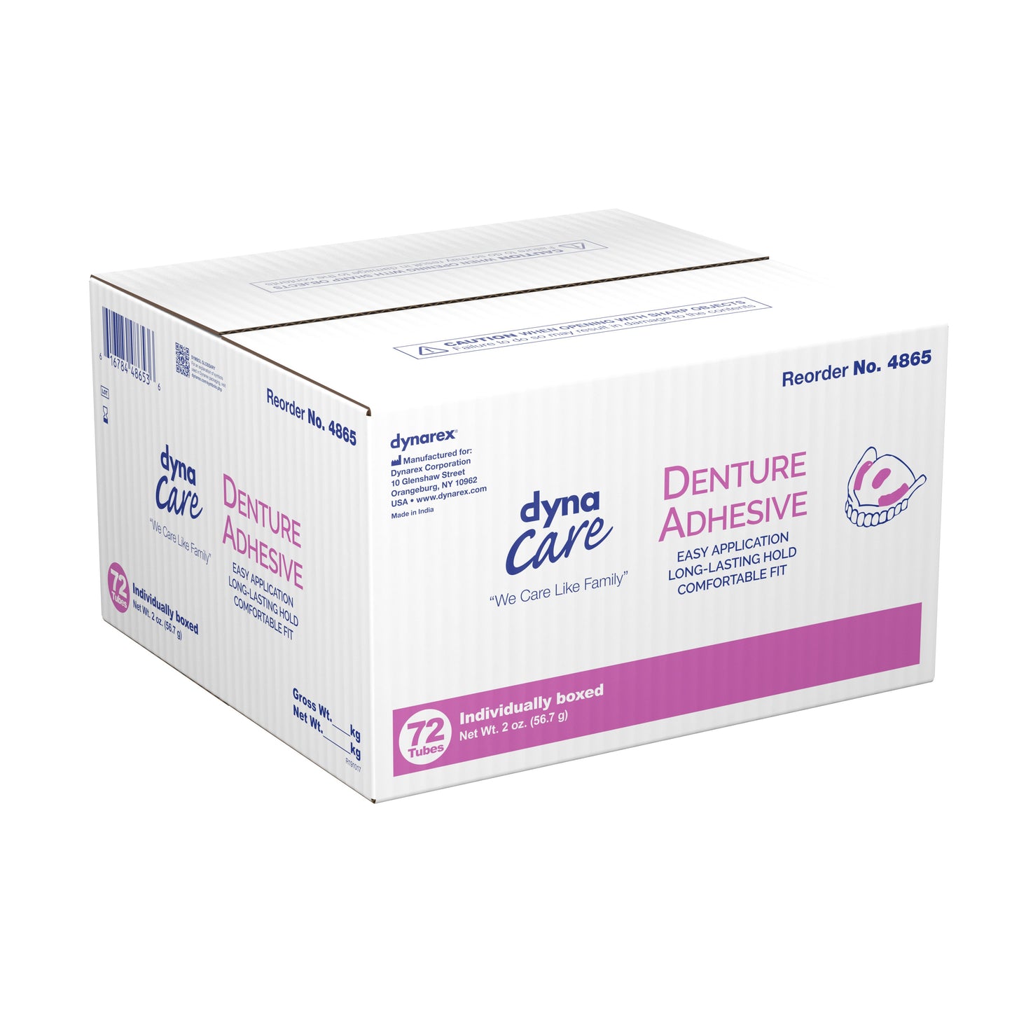 Dynarex® Denture Adhesive Cream 2 oz. (826974_CS)